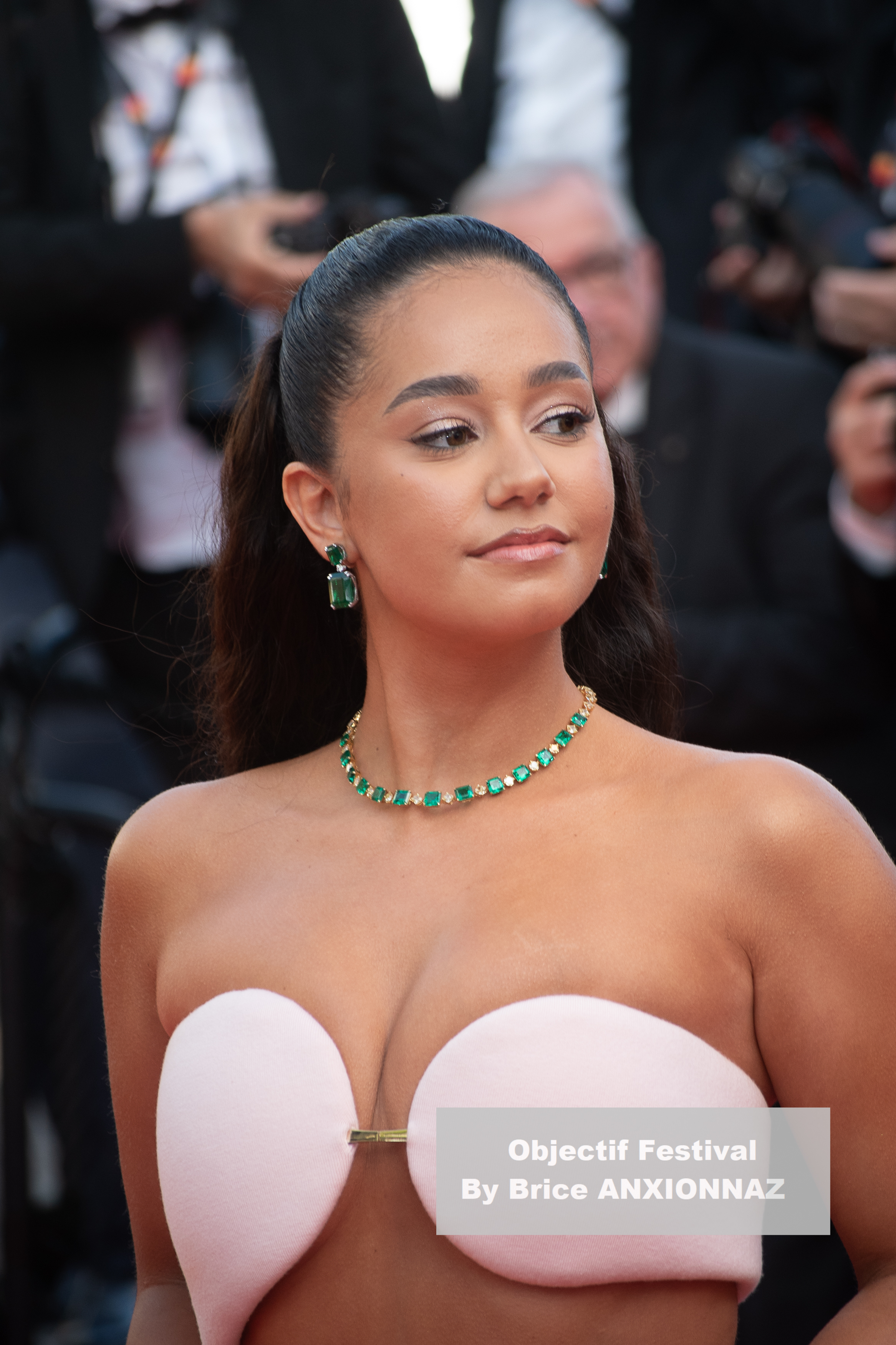 Influenceuse Cannes 2025 : The History of Sound - Show attends the 78th-Cannes-International-Film-Festival, France on May 15th, 2025 - Photos by Brice ANXIONNAZ (Objectif Festival)
